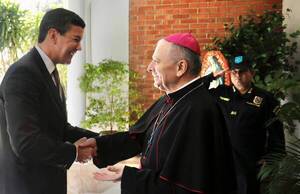 Peña se reunió con el cuerpo diplomático de la Nunciatura Apostólica