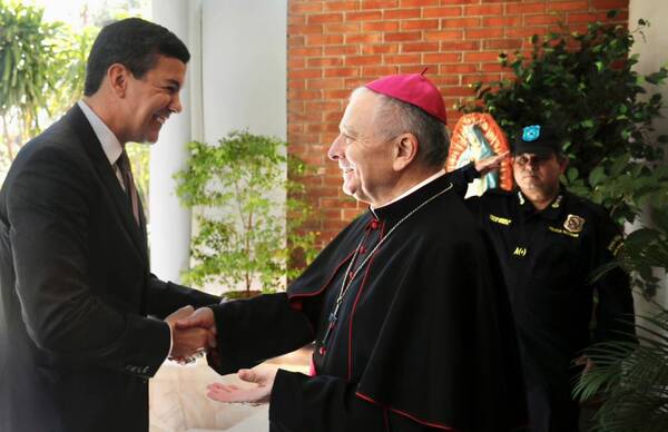 Peña se reunió con el cuerpo diplomático de la Nunciatura Apostólica