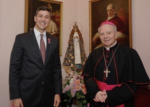 Peña se reúne con embajadores de la Nunciatura Apostólica - ADN Digital