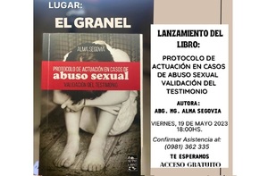 Lanzan libro de protocolo de actuación en casos de abuso sexual