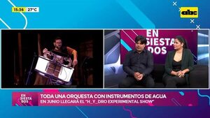 Video: Toda una orquesta con instrumentos de agua - Ensiestados - ABC Color