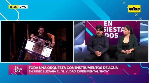 Video: Toda una orquesta con instrumentos de agua - Ensiestados - ABC Color