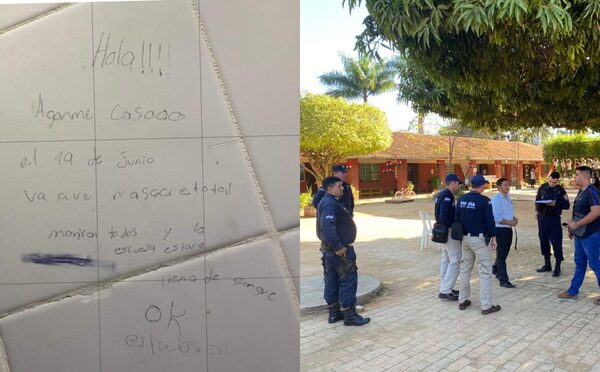 Amenaza de masacre en una escuela de Coronel Oviedo - Noticiero Paraguay