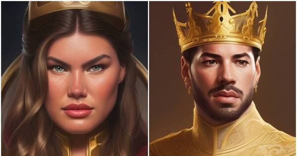 La Nación / Crearon retratos de Renato Prono y Alba Riquelme con IA