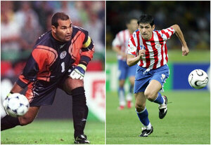 Versus / "El Capitán" Chilavert alienta a Denis Caniza, que en las próximas horas será operado