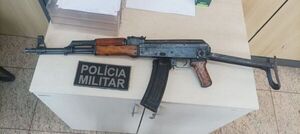 En Ponta Porã la Policía Militar incauta fusil que era transportado en bus de pasajeros