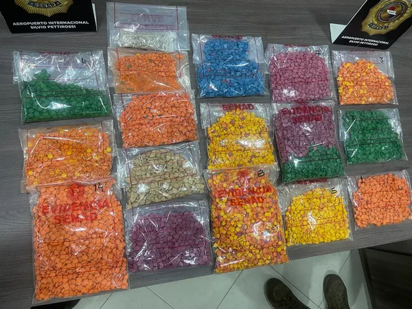 Incautan más de 11.000 pastillas de éxtasis en el aeropuerto