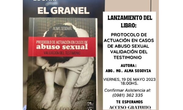 Lanzan libro de protocolo de actuación en casos de abuso sexual