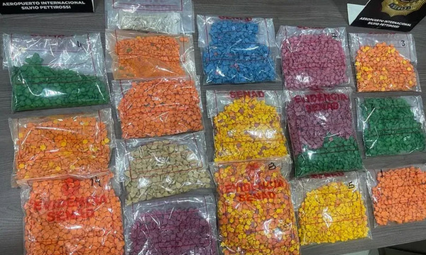 Incautan 11.852 pastillas de éxtasis en el aeropuerto Silvio Pettirossi - OviedoPress
