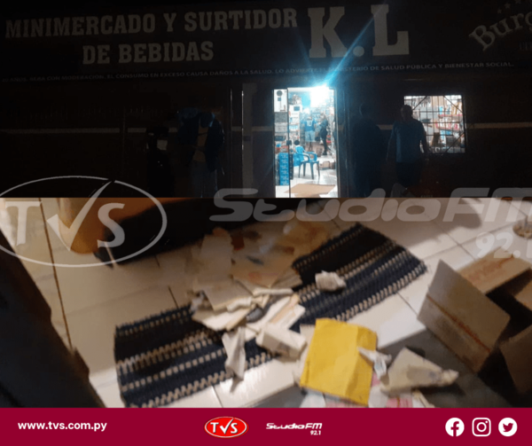 VIOLENTO ASALTO EN LOCAL COMERCIAL DE NARANJITO, SAN RAFAEL DEL PARANÁ