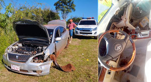 Diario HOY | Joven roba el auto de su amigo tras ronda de tragos: lo deja destrozado y carneado
