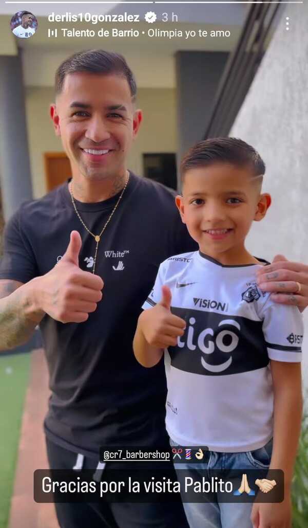 Derlis le cumplió el sueño a un niño - C9N