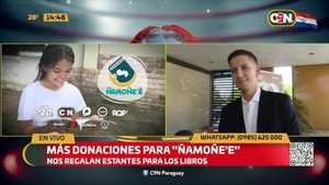 Más donaciones para "Ñamoñe'e" - C9N