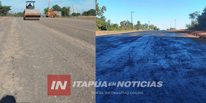 TODO LISTO PARA ASFALTAR NUEVA ZONA DONDE SE HARÁ LA FILA PARA CRUZAR EL PUENTE - Itapúa Noticias
