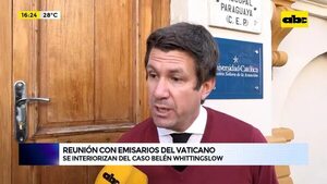 Video: Abogado y madre de Belén Whittingslow se reúnen con emisarios del Vaticano - ABC Noticias - ABC Color