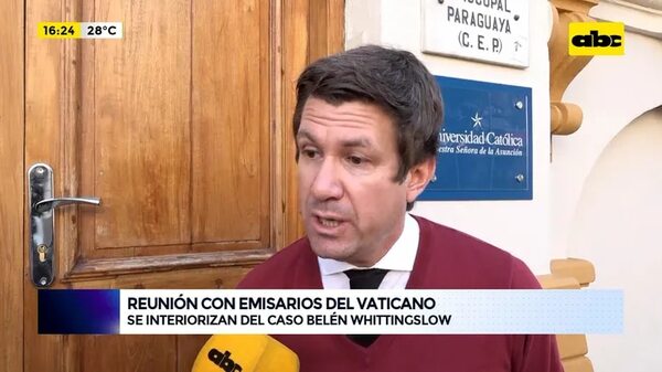 Video: Abogado y madre de Belén Whittingslow se reúnen con emisarios del Vaticano - ABC Noticias - ABC Color