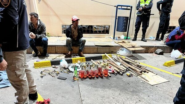 Prisión preventiva para 14 manifestantes imputados por incidentes en el TSJE