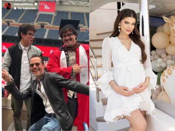 ¿Marc Antony prefirió estar con su ex antes que en el baby shower de su doña Nadia?