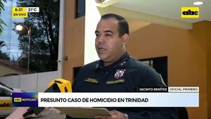 Video: Presunto caso de homicidio en Stma. Trinidad  - ABC Noticias - ABC Color