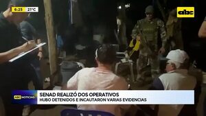 Video: SENAD realizó operativos en Yaguarón y Fernando - ABC Noticias - ABC Color