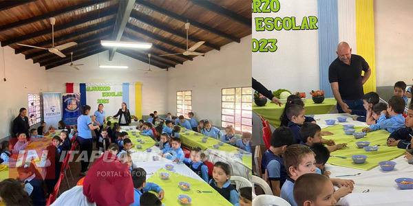 SE LANZÓ OFICIALMENTE EL PROGRAMA DE ALMUERZO ESCOLAR EN GRAL. ARTIGAS - Itapúa Noticias