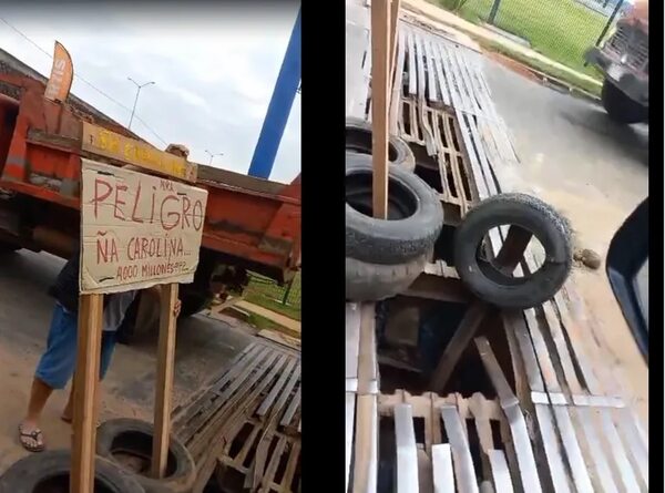 Ante inacción municipal, roquealonseños señalan peligrosas trampas vehículares - Política - ABC Color