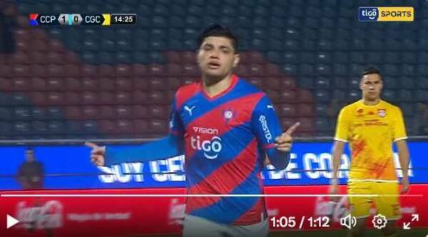 [VIDEO] Gol de Cerro Porteño en La Nueva Olla