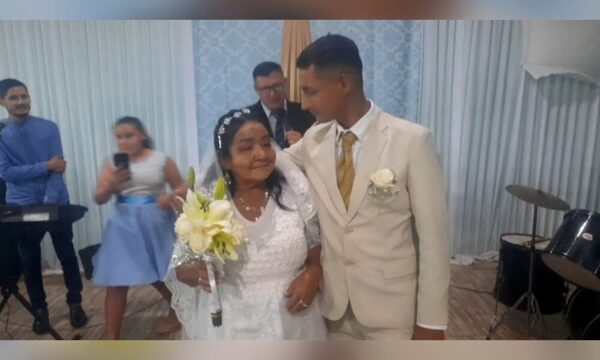 Ña Rufina y Juan Ramón se juraron amor eterno ante Dios