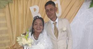 La Nación / Terminó el furor: poca gente en boda religiosa de ña Rufina y Juan Ramón