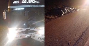 Trágico accidente en la Ruta PY01: Ómnibus embiste y mata a peatones