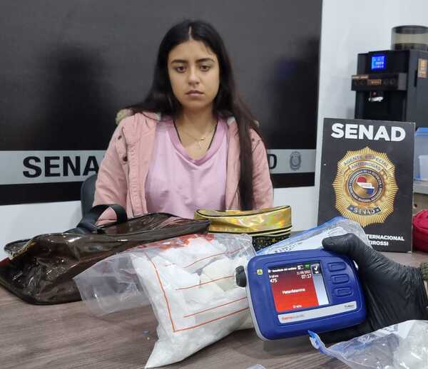 Ciudadana mexicana fue detenida con metanfetamina en el Aeropuerto