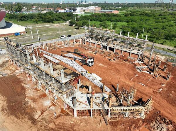 Siguen los trabajos para el COP Arena en el Parque Olímpico Paraguayo - El Independiente