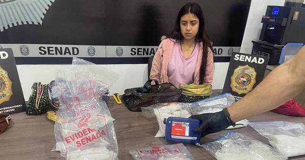 La Nación / Descubren más de 3 kilos de metanfetamina en la maleta de una mexicana