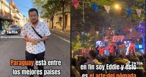 La Nación / “Ya no me quiero ir”: famoso tiktokero de viajes quedó enamorado de Paraguay