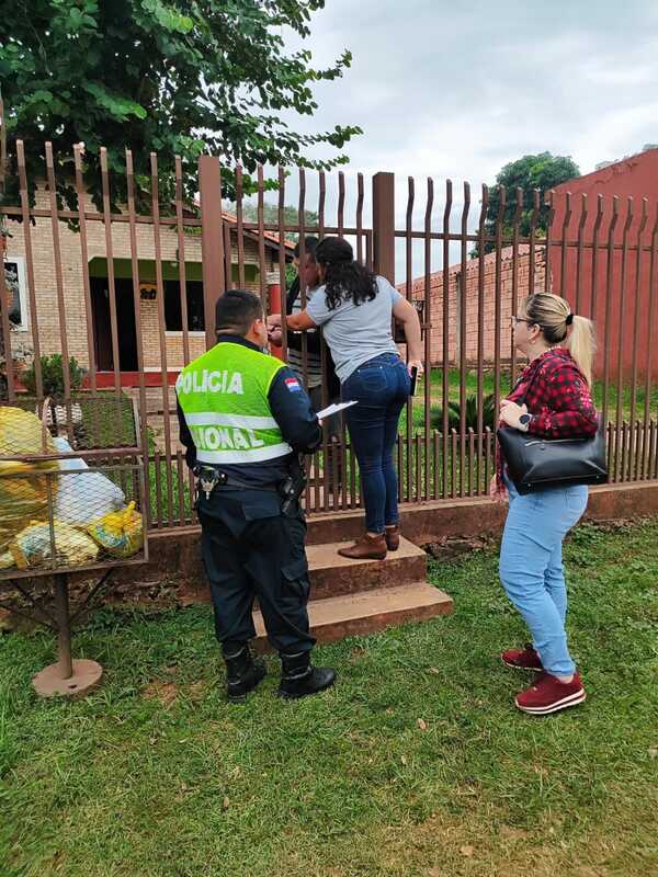 Fiscal se constituyó en la vivienda de joven madre desaparecida con su hijo | 1000 Noticias