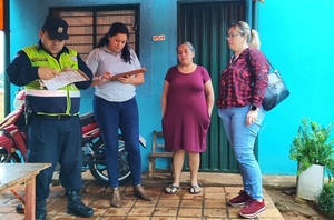 Comitiva fiscal y policial está en la búsqueda de madre adolescente y su hijo, desaparecidos en Itauguá