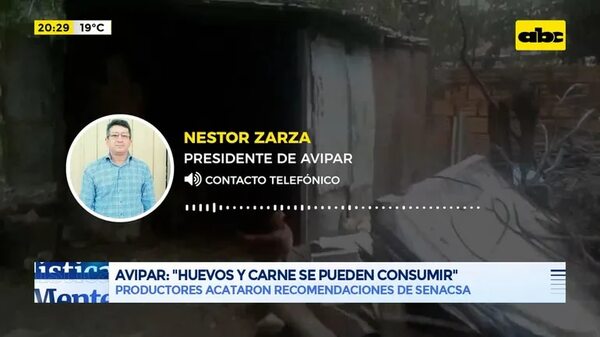 Video: Huevos y carne pueden ser consumidos, según Avipar - Periodísticamente - ABC Color