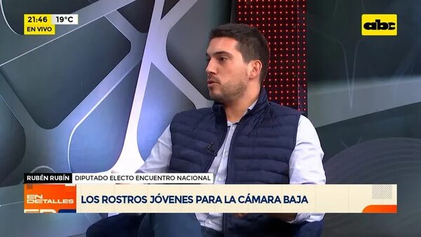 Rubén Rubin: “En la nueva Cámara Baja, Diputados no tienen un Cachito Salomón’' - En Detalles - ABC Color