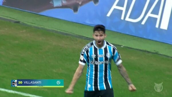 (VIDEO) El golazo de Mathías Villasanti para el Gremio del Brasil