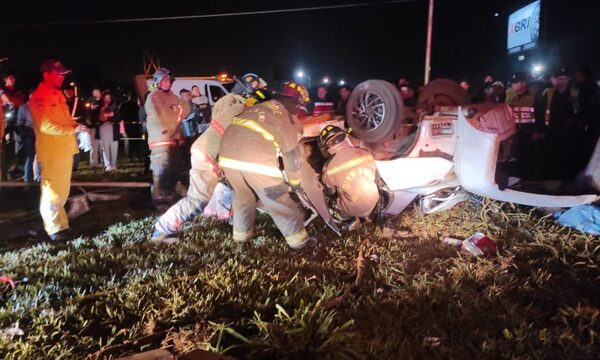Fallece segunda víctima de accidente en Minga Guazú