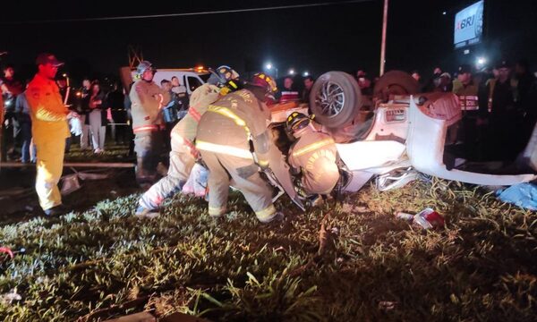 Fallece segunda víctima de accidente en Minga Guazú 