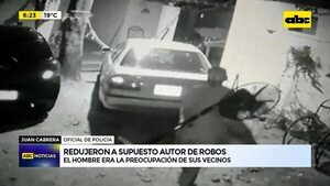Redujeron a autor de robos domiciliarios   - ABC Noticias - ABC Color