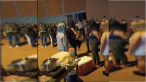 [VIDEO] Festichola por boda religiosa de Ña Rufina y Juan Ramón opa en pelea