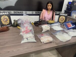 Imputan y piden prisión para mexicana que introdujo metanfetaminas al país