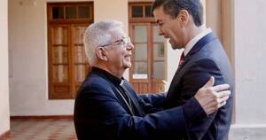 La Nación / Santiago Peña y Adalberto Martínez hablaron de la necesidad de unir a las familias paraguayas