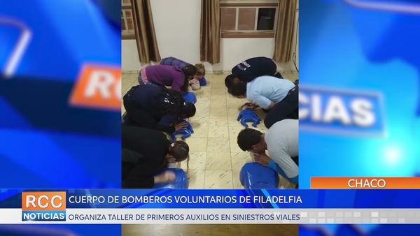 Cuerpo de Bomberos Voluntarios de Filadelfia organiza taller de primeros auxilios