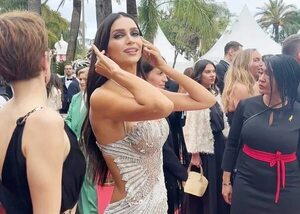Zaira Nara brilla en Cannes con vestido de Javier Saiach - Gente - ABC Color
