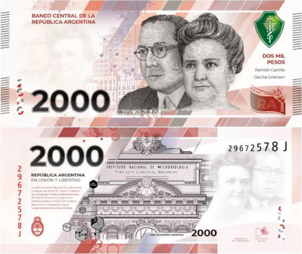 En medio de creciente inflación, comienza a circular nuevo billete de 2000 pesos en Argentina | 1000 Noticias