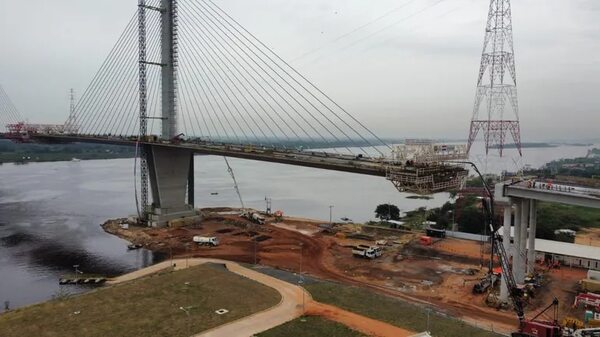 Puente Héroes del Chaco: quedan menos de 20 metros para su unión con Asunción - Nacionales - ABC Color