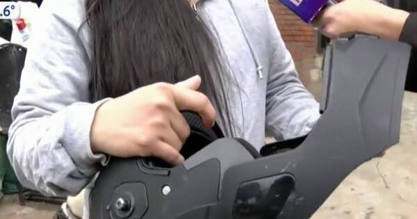 La Nación / Enfermera asaltada se salvó por utilizar su casco y con impotencia relató lo vivido